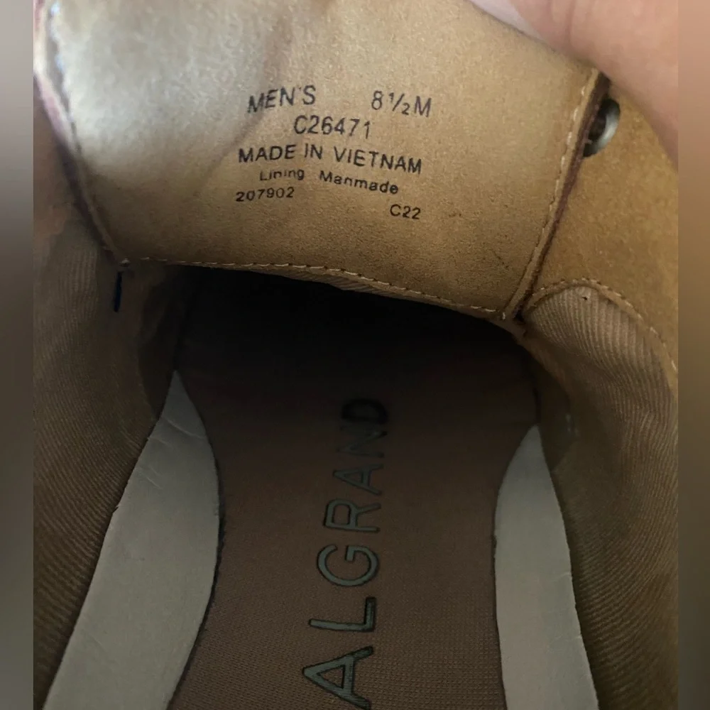 Rich Brown Leather Derby Shoes men size 8‎ 1/2 m